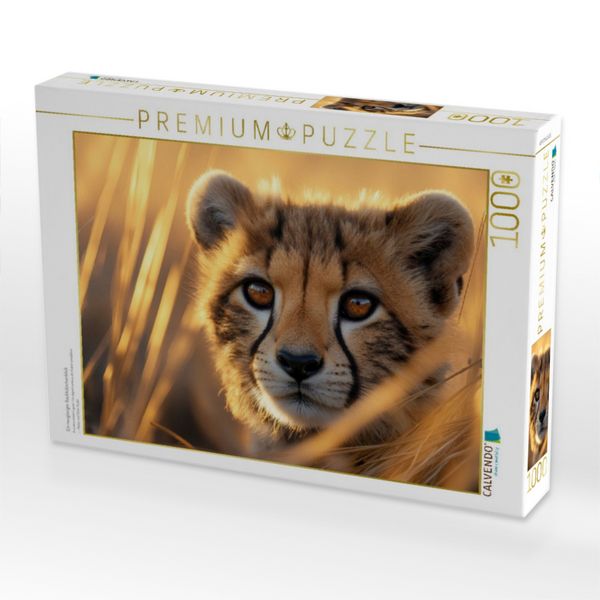 Produktbild: CALVENDO Puzzle Ein neugieriger Raubk&auml;tzchenblick | 1000 Teile Lege-Gr&ouml;&szlig;e 64x48cm Foto-Puzzle f&uuml;r gl&uuml;ckliche Stunden