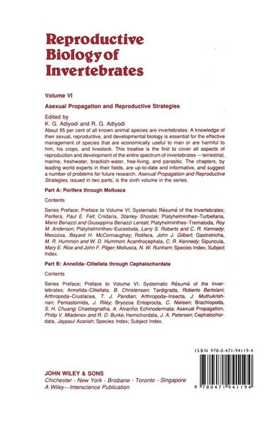 Produktbild: Reproductive Biology Invert V 6 Pt B