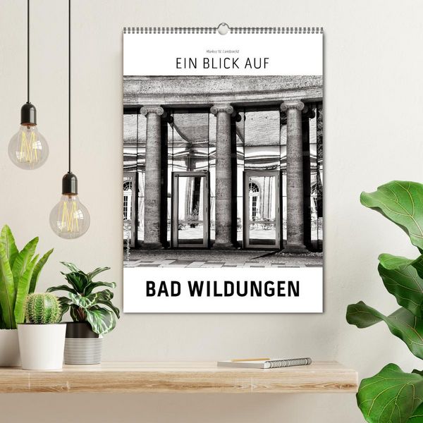 Produktbild: Ein Blick auf Bad Wildungen (Wandkalender 2026 DIN A2 hoch), CALVENDO Monatskalender