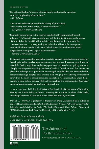 Produktbild: A History of the Book in America