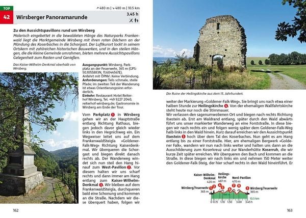 Produktbild: ROTHER Wanderf&uuml;hrer Frankenwald &ndash; mit Coburger Land