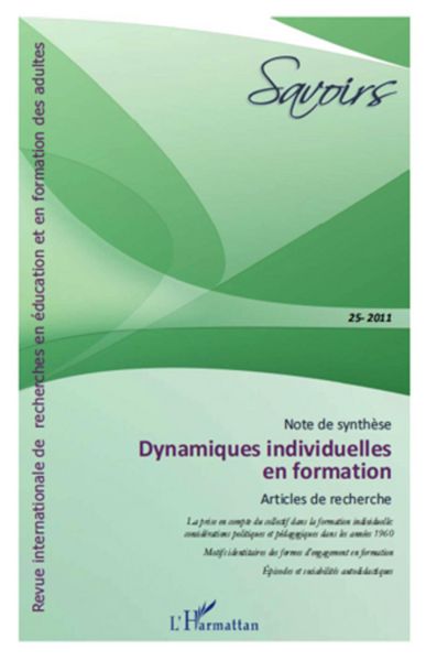 Produktbild: Dynamiques individuelles en formation