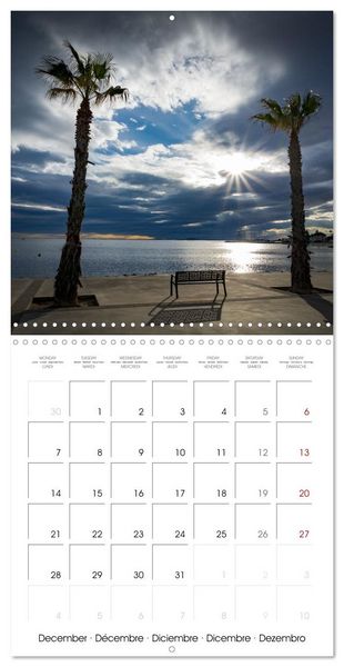 Produktbild: M&eacute;diterran&eacute;e - L'&eacute;tang de Thau (Calendrier mural carr&eacute; 2026 30x30 cm) Calendrier double avec une page pour vos prises de notes