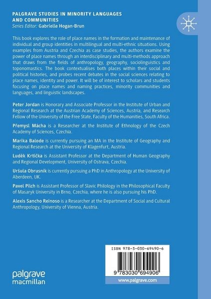 Produktbild: Place-Name Politics in Multilingual Areas