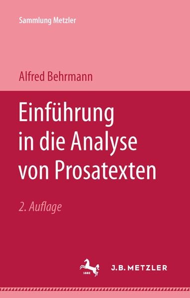 Produktbild: Einf&uuml;hrung in die Analyse von Prosatexten