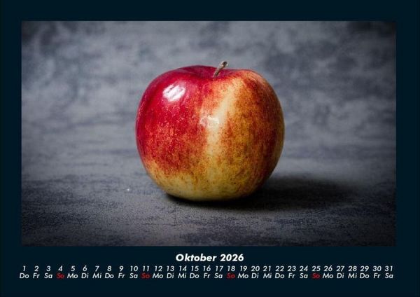 Produktbild: Obstkalender 2026 Fotokalender DIN A4