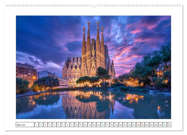 Produktbild: City Dreams & Travel Vibes (Wandkalender 2026 DIN A2 quer), CALVENDO Monatskalender