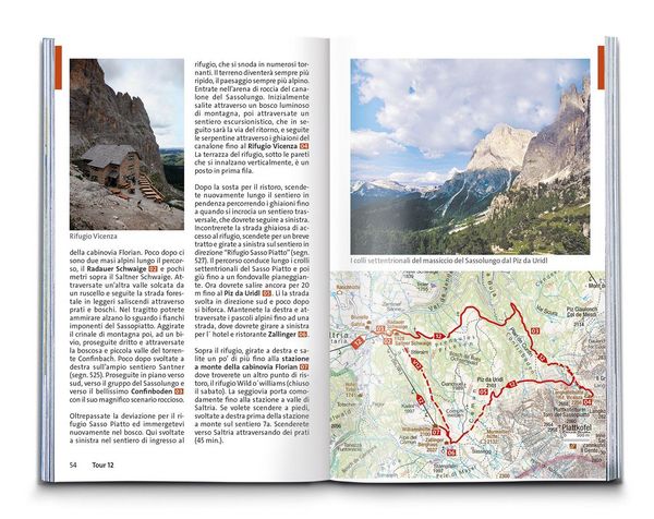 Produktbild: KOMPASS guida escursionistica Alpe di Siusi, Sassolungo, Sciliar, Val di Tires, 35 itinerari