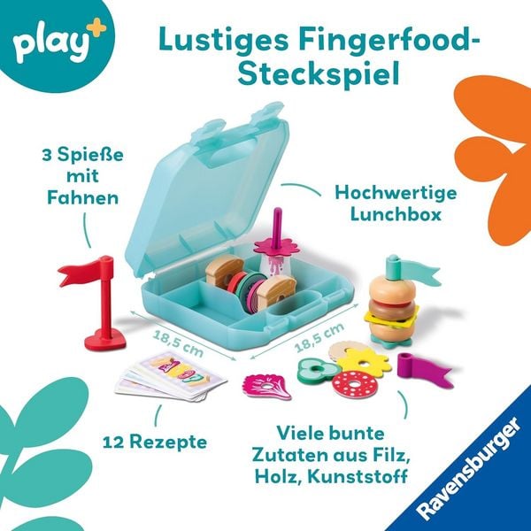 Produktbild: Play+ Steck- und Spiel-Set: Fingerfood - ab 1,5 Jahre
