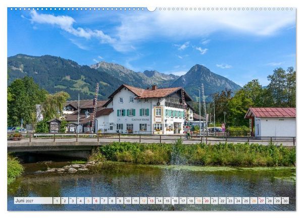 Produktbild: Ein Spaziergang durch Fischen im Allg&auml;u (Wandkalender 2027 DIN A2 quer), CALVENDO Monatskalender