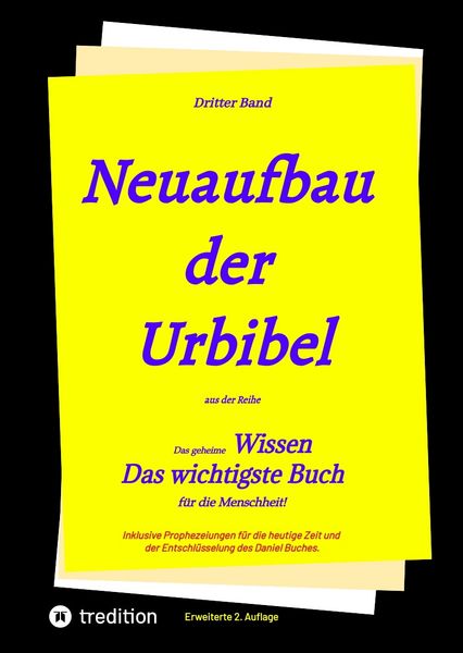Produktbild: 2. Auflage 3. Band Neuaufbau der Urbibel