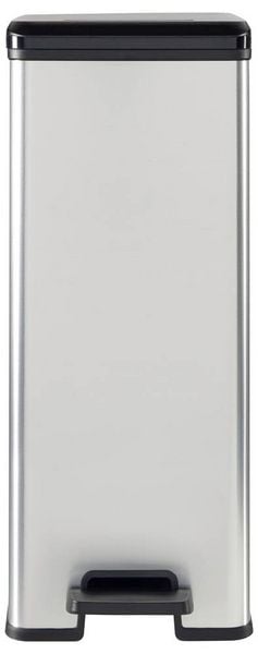 Produktbild: Curver 213298 M&uuml;lleimer 40l (B x H x T) 250 x 610 x 420mm Silber, Schwarz 1St.