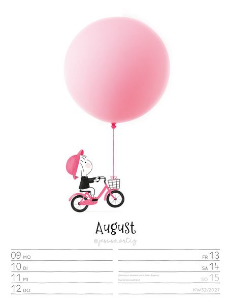 Produktbild: Little Dreams Wochenplaner Kalender 2027
