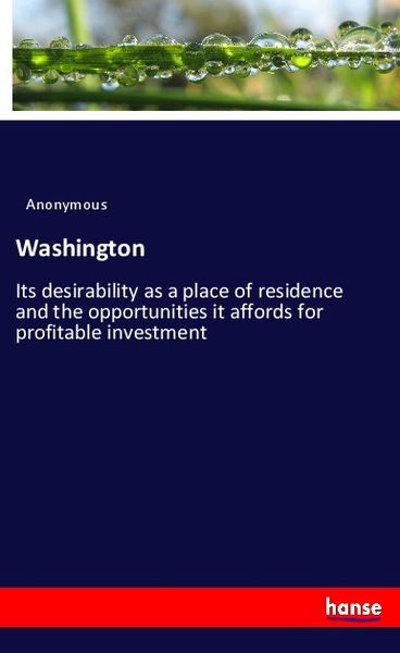 Washington, Taschenbuch von , Hansebooks, 9783337288976