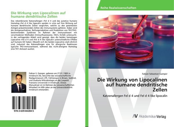 Die Wirkung von Lipocalinen auf humane dendritische Zellen, Taschenbuch von Fabian Sebastian Gamper, AV Akademikerverlag, 9783639842845