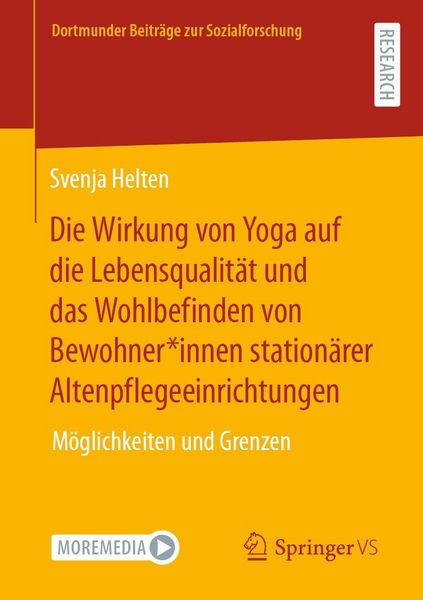 Produktbild: Die Wirkung von Yoga auf die Lebensqualit&auml;t und das Wohlbefinden von Bewohner*innen station&auml;rer Altenpflegeeinrichtungen