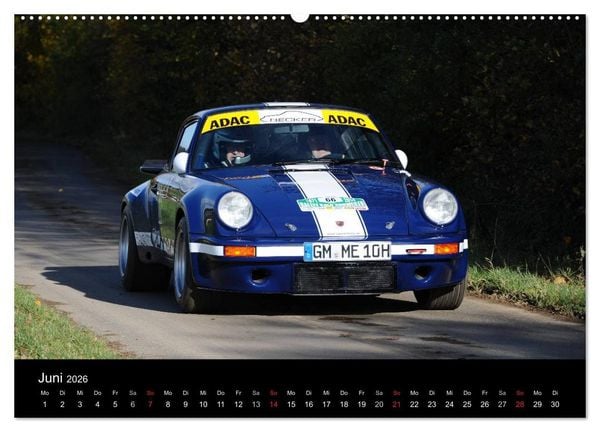 Produktbild: Bergrennen und Rallye im Porsche (hochwertiger Premium Wandkalender 2026 DIN A2 quer), Kunstdruck in Hochglanz