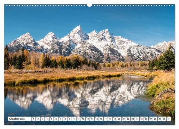 Produktbild: Grand Teton National Park (Wandkalender 2026 DIN A2 quer), CALVENDO Monatskalender
