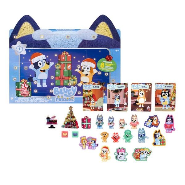 Produktbild: Moose Toys 3000435 - Adventskalender Bluey Fuzzies S15