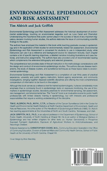 Produktbild: Environmental Epidemiology and Risk Assessment
