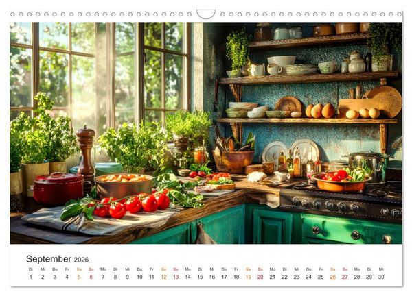 Produktbild: K&uuml;chenkalender - Momente voller Sch&ouml;nheit (Wandkalender 2026 DIN A3 quer), CALVENDO Monatskalender