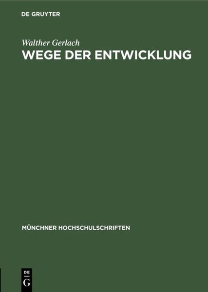 Produktbild: Wege der Entwicklung