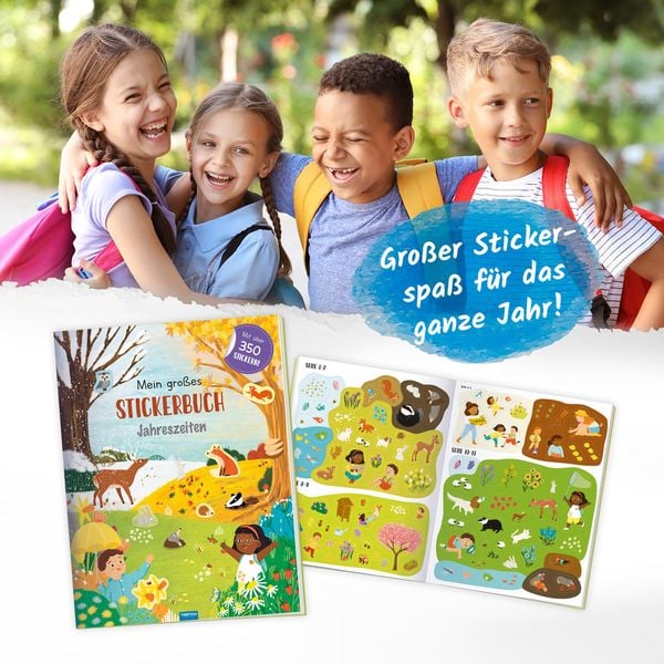 Produktbild: Tr&ouml;tsch Stickerbuch Mein gro&szlig;es Stickerbuch Jahreszeiten
