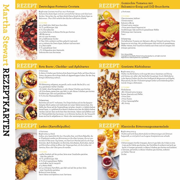 Produktbild: Martha Stewart's K&uuml;chenlatein, Brosch&uuml;renkalender 2013