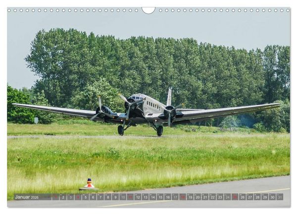 Produktbild: JU 52 - Zwischen Himmel und Erde (Wandkalender 2026 DIN A3 quer), CALVENDO Monatskalender
