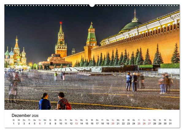 Produktbild: Moskau City (hochwertiger Premium Wandkalender 2026 DIN A2 quer), Kunstdruck in Hochglanz