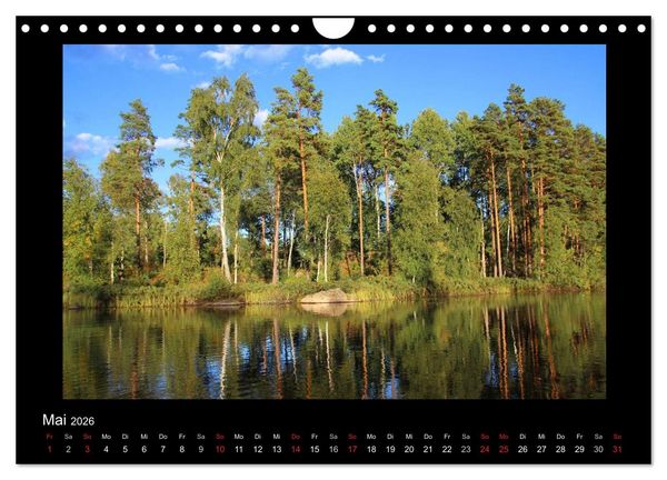 Produktbild: Schweden 2026 (Wandkalender 2026 DIN A4 quer), CALVENDO Monatskalender