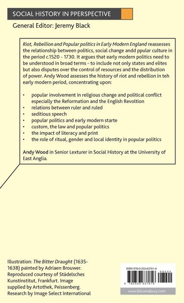 Produktbild: Riot, Rebellion and Popular Politics in Early Modern England