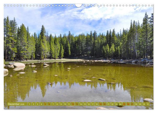 Produktbild: Erlebe mit mir die Landschaft des Yosemite Nationalpark (Wandkalender 2026 DIN A3 quer), CALVENDO Monatskalender