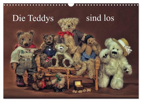 Produktbild: Die Teddys sind los (Wandkalender 2026 DIN A3 quer), CALVENDO Monatskalender
