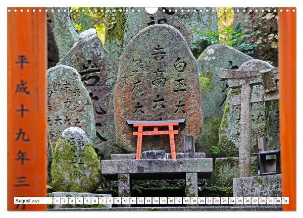 Produktbild: Japan Gl&uuml;cksbringer (Wandkalender 2027 DIN A3 quer), CALVENDO Monatskalender