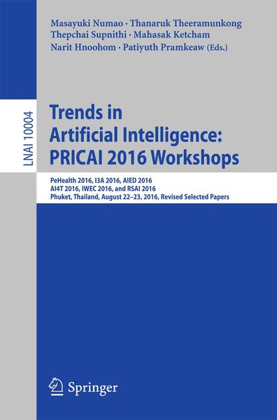 Produktbild: Trends in Artificial Intelligence: PRICAI 2016 Workshops