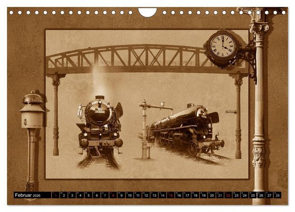 Produktbild: Nostalgie in Sepia (Wandkalender 2026 DIN A4 quer), CALVENDO Monatskalender