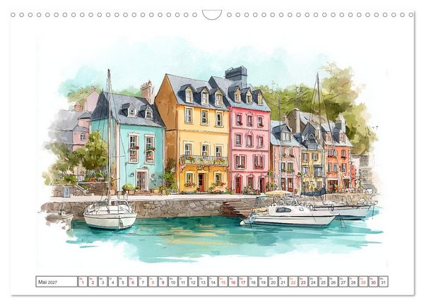 Produktbild: Wo das Meer zuhause ist (Wandkalender 2027 DIN A3 quer), CALVENDO Monatskalender