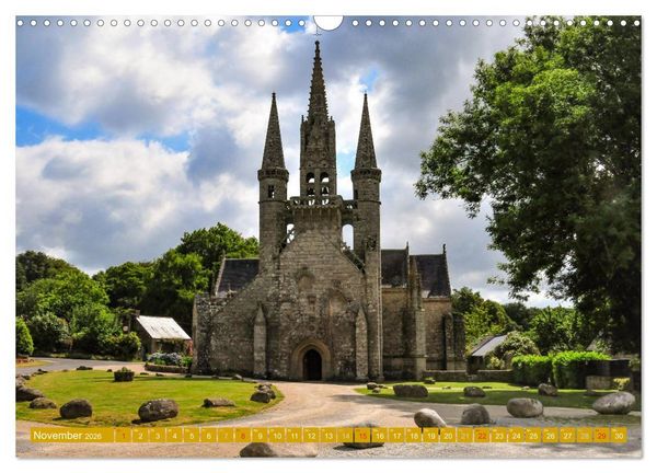 Produktbild: Frankreichs Westen &ndash; Normandie und Bretagne (Wandkalender 2026 DIN A3 quer), CALVENDO Monatskalender