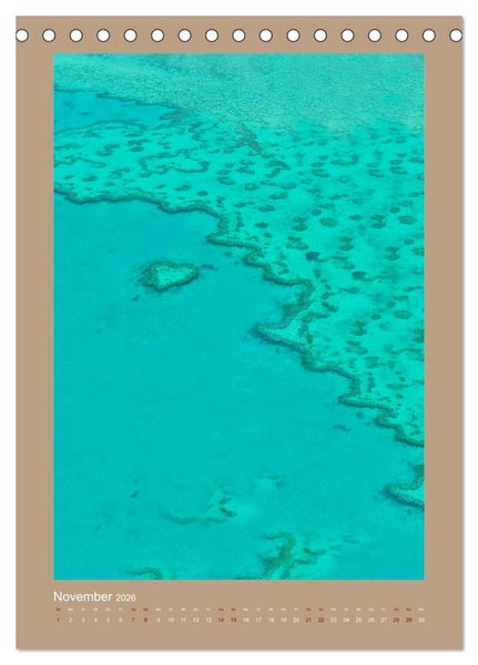 Produktbild: Erlebe mit mir Australien (Tischkalender 2026 DIN A5 hoch), CALVENDO Monatskalender