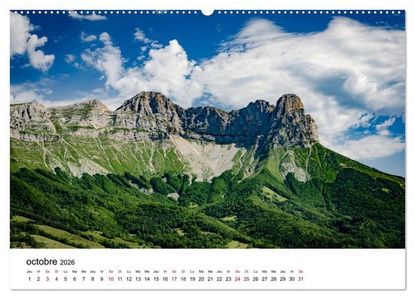 Produktbild: Les chemins du Vercors (Calendrier mural 2026 DIN A2 vertical) calendrier de bureau