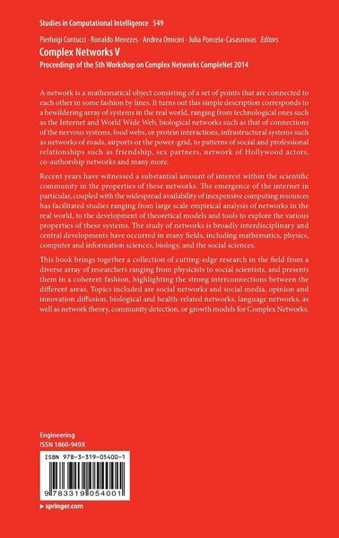 Produktbild: Complex Networks V
