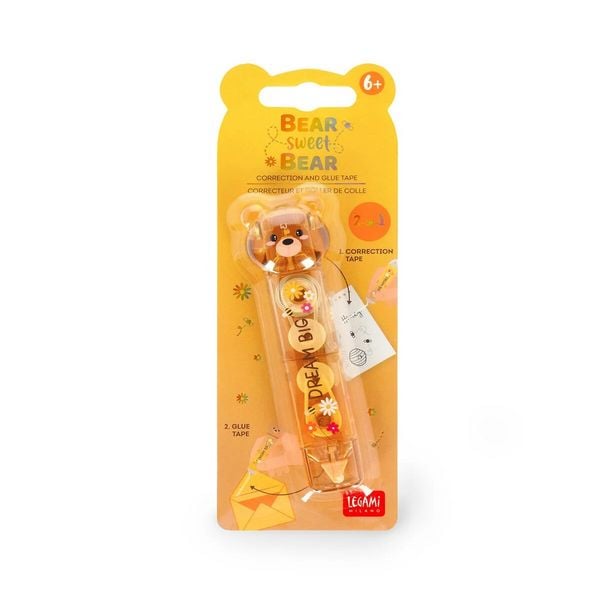 Produktbild: Legami Korrekturroller und Klebeband Teddyb&auml;r