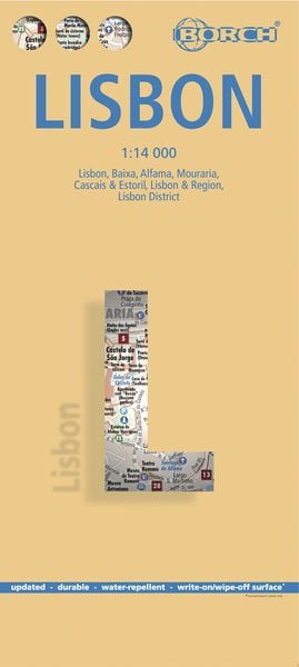 Produktbild: Lisbon, Lissabon, Borch Map