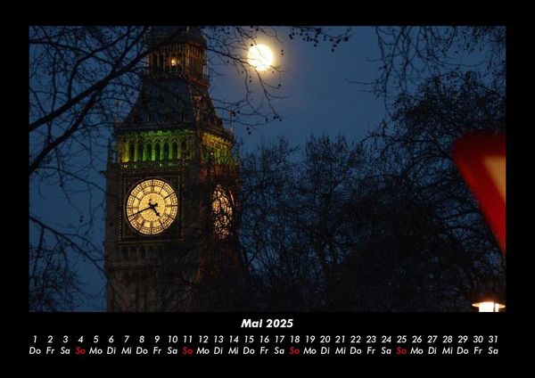 Produktbild: London - Impressionen 2025 Fotokalender DIN A3