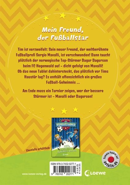Produktbild: Der Wunderst&uuml;rmer (Band 2) - Zwei Fu&szlig;ballstars sind besser als einer!