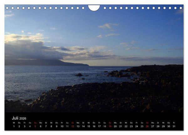 Produktbild: Azoren 2026 (Wandkalender 2026 DIN A4 quer), CALVENDO Monatskalender