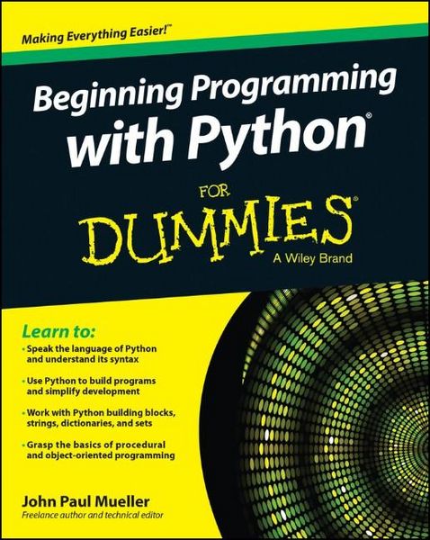 Produktbild: Beginning Programming with Python For Dummies