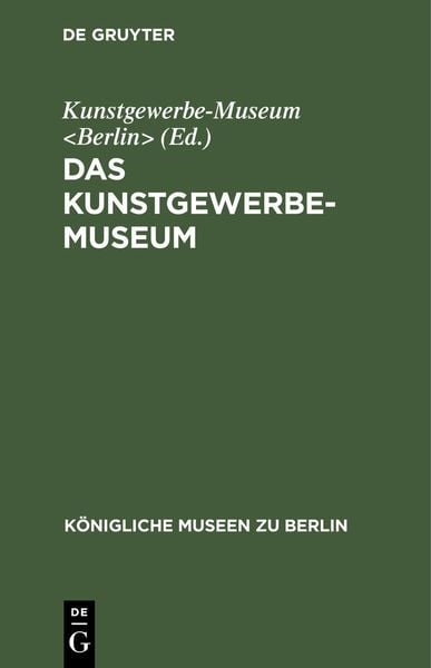 Produktbild: Das Kunstgewerbe-Museum