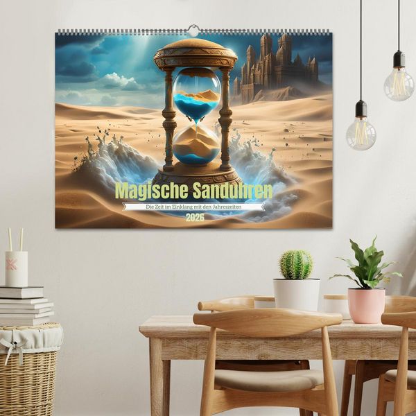 Produktbild: Magische Sanduhren (Wandkalender 2026 DIN A2 quer), CALVENDO Monatskalender